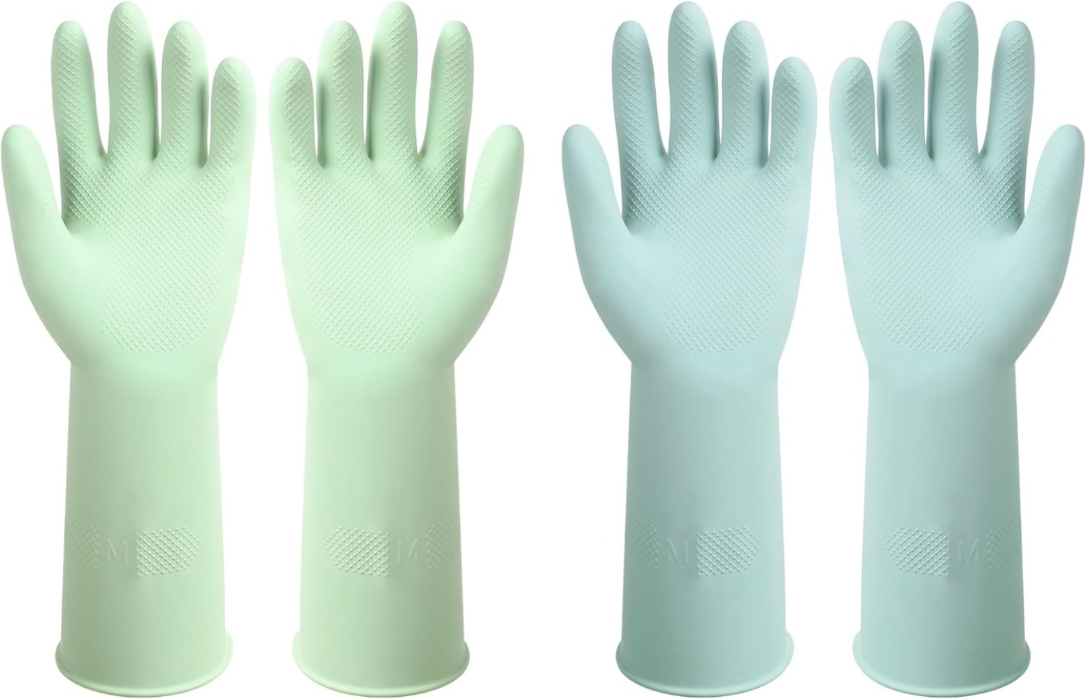 Commercial Kitchen Gloves - Guantes de goma para lavar platos,