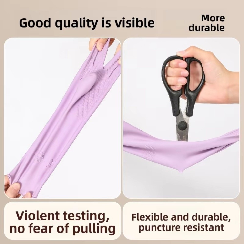 Commercial Kitchen Gloves - Guantes de látex para lavar platos