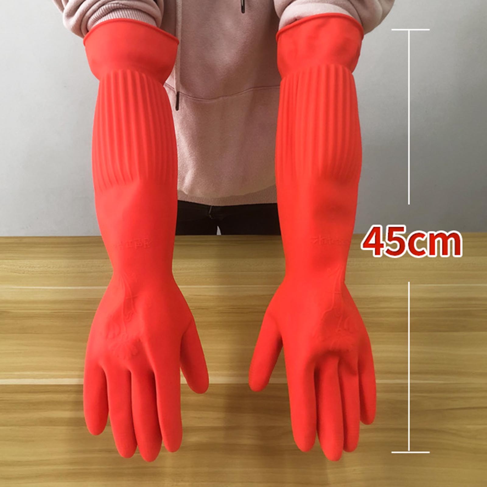Commercial Kitchen Gloves - Guantes limpios de goma cómodos y