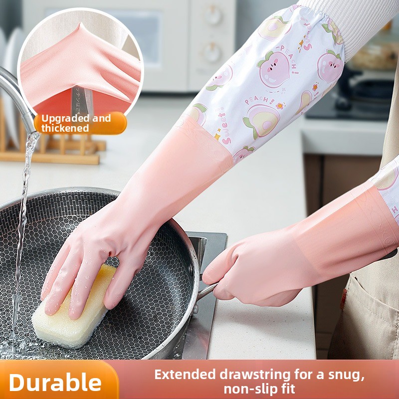 Commercial Kitchen Gloves - Guantes para lavar platos impermeables y