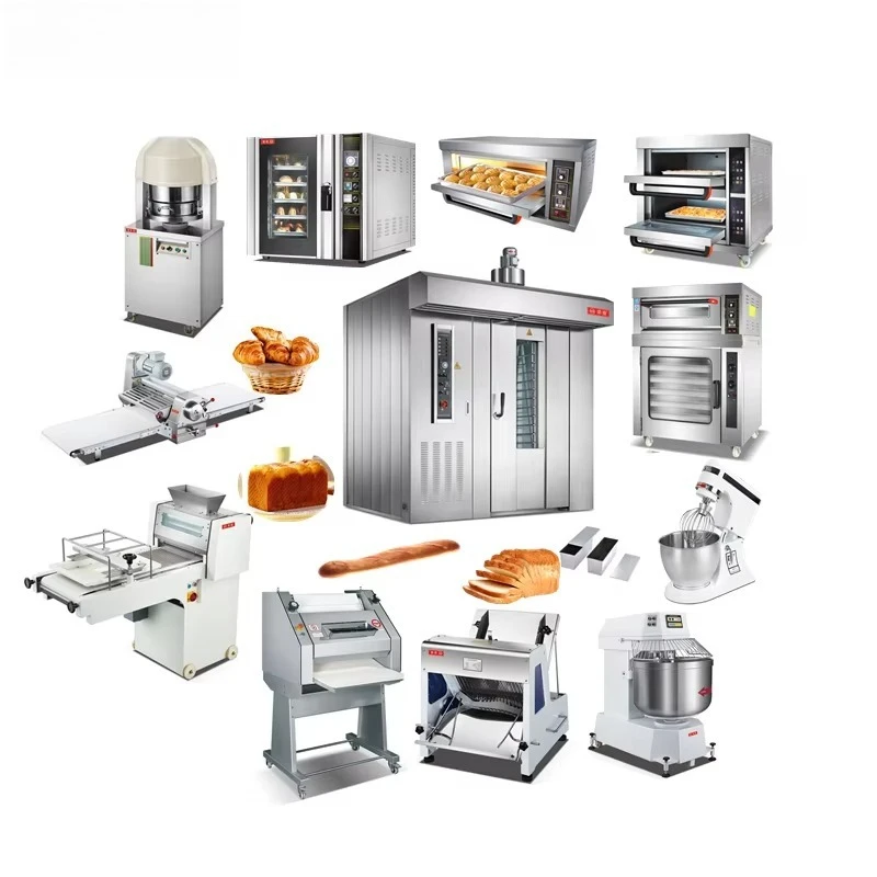 Rotary Bakery Oven - Equipo de Panadería Personalizado, Conjunto Completo