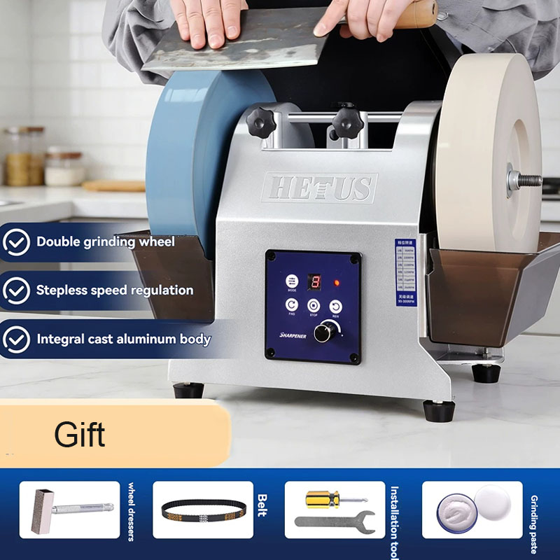 Afiladora de cuchillos eléctri - Commercial Kitchen Knife Sharpener reseña y precio