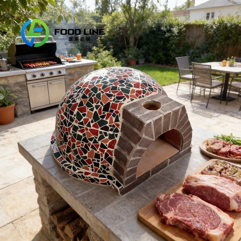 Horno de pizza material de fib - Rotary Bakery Oven reseña y precio