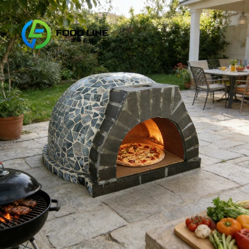 Horno de pizza material de fib - Rotary Bakery Oven reseña y precio