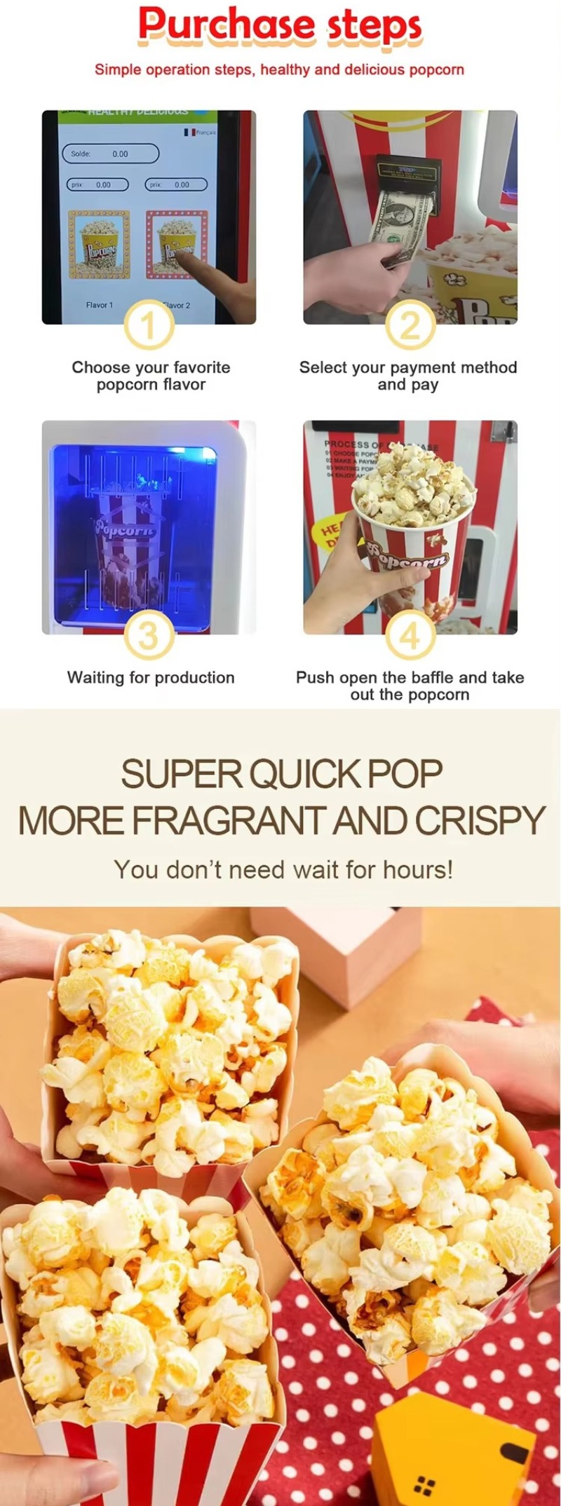 Máquina Expendedora de Palomit - Commercial Popcorn Machine reseña y precio
