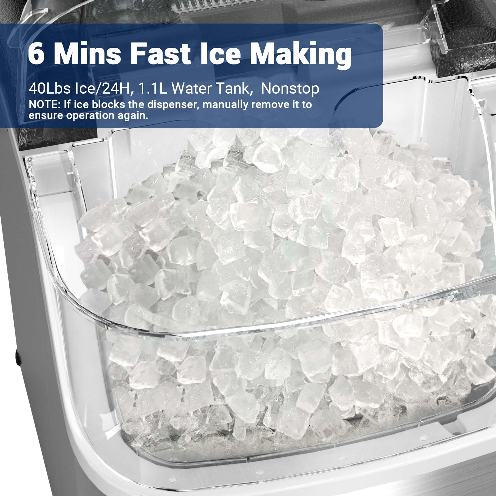 Máquina de Hielo en Cubitos pa - Commercial Ice Maker reseña y precio