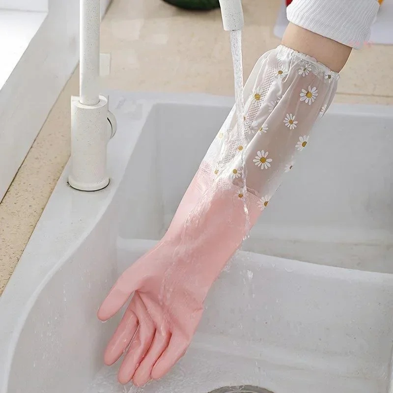 Guantes de goma de manga larga - Commercial Kitchen Gloves reseña y precio