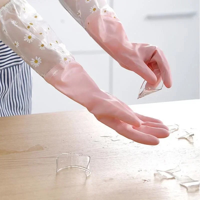 Guantes de goma de manga larga - Commercial Kitchen Gloves reseña y precio