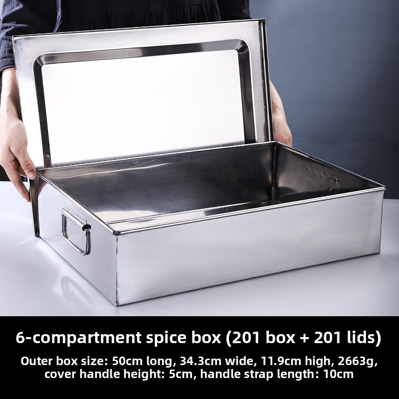 Caja de condimentos de acero i - Commercial Kitchen Management reseña y precio