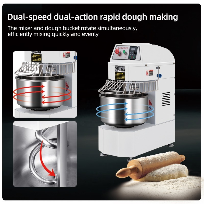 Batidora Eléctrica de Alto Ren - Commercial Kitchen Mixers Dough Mixer reseña y precio