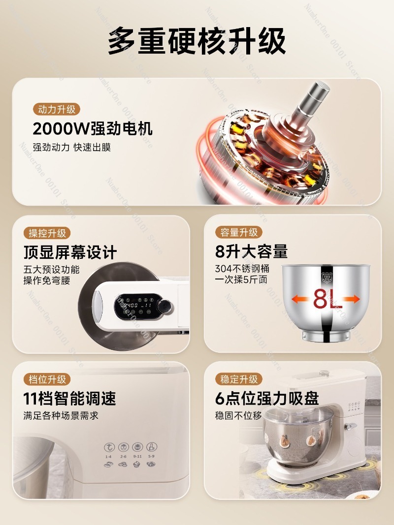 Batidora Eléctrica de Sobremes - Commercial Kitchen Mixers Dough Mixer reseña y precio