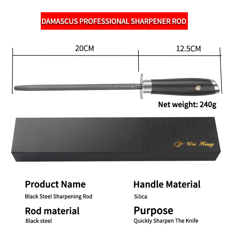 Varilla de afilado de titanio  - Commercial Kitchen Knife Sharpener reseña y precio