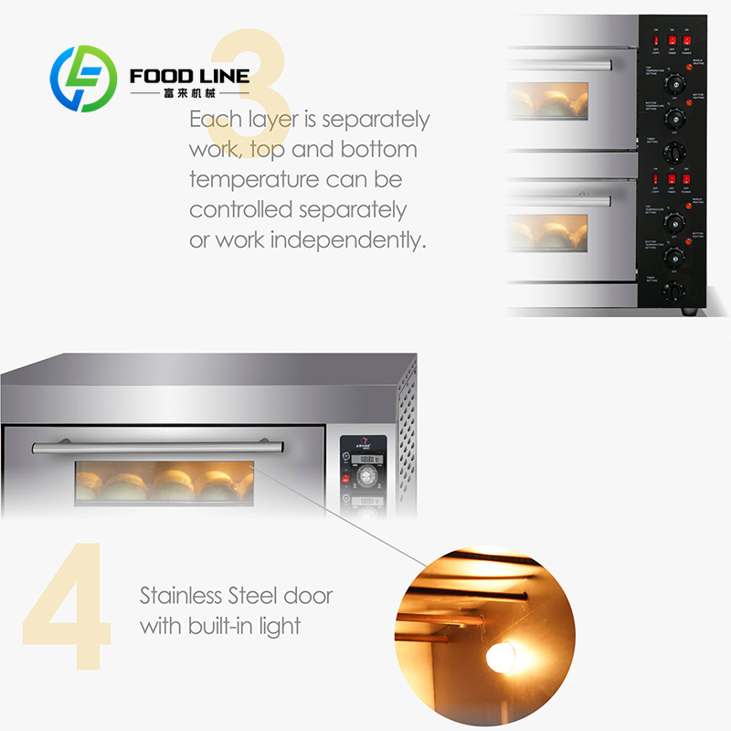 Bandeja de tamaño personalizad - Rotary Bakery Oven reseña y precio