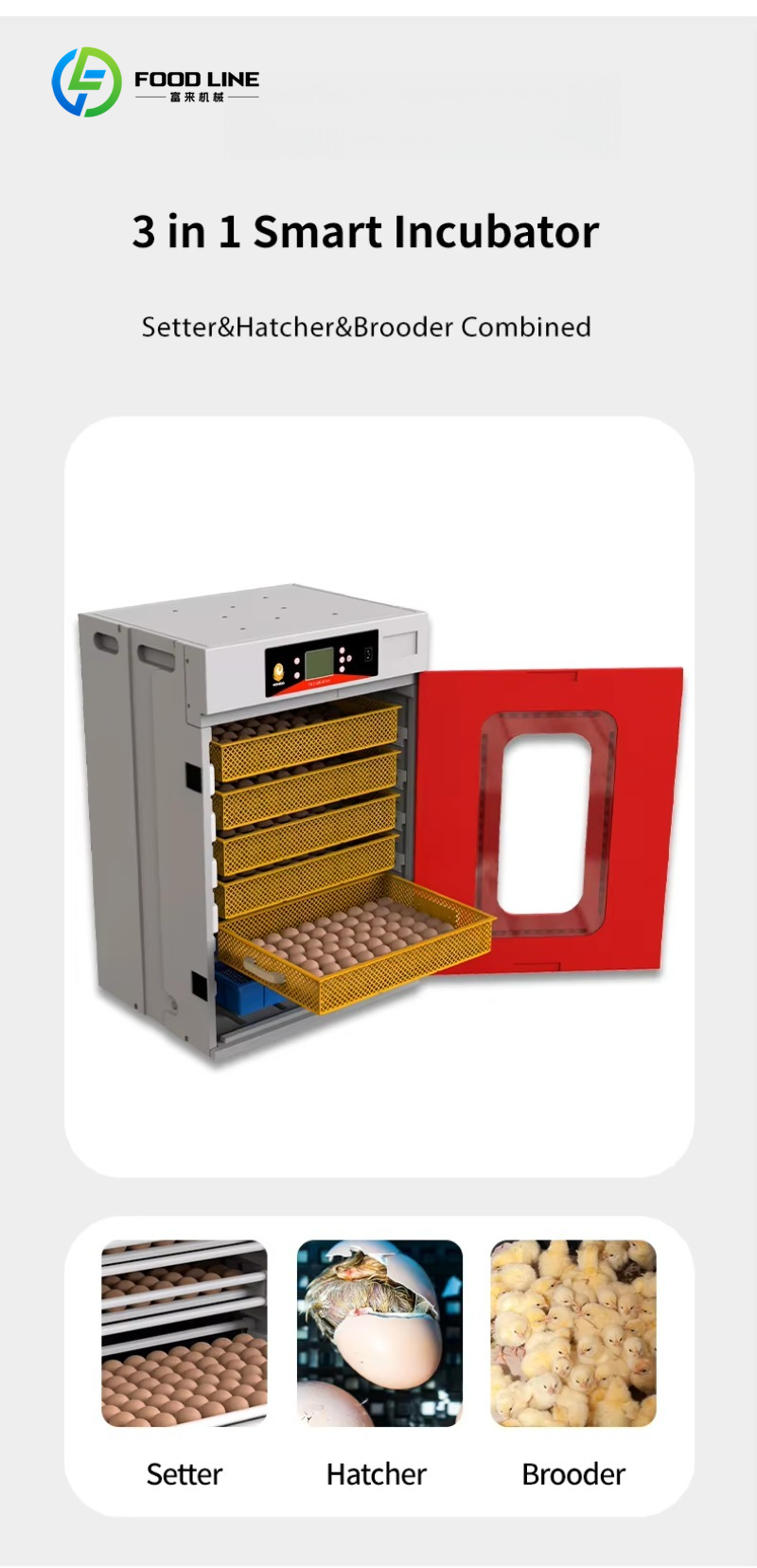 Nueva Incubadora de Huevos de  - Rotary Bakery Oven reseña y precio