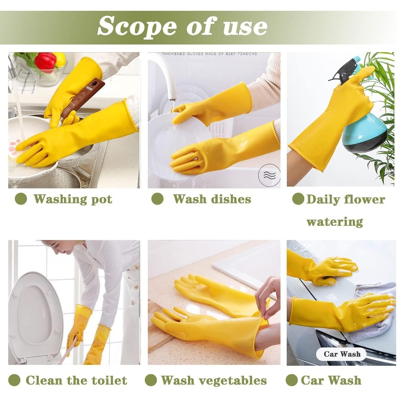3 pares de guantes de látex pa - Commercial Kitchen Gloves reseña y precio