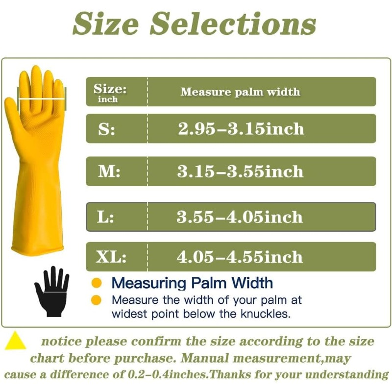 3 pares de guantes de látex pa - Commercial Kitchen Gloves reseña y precio