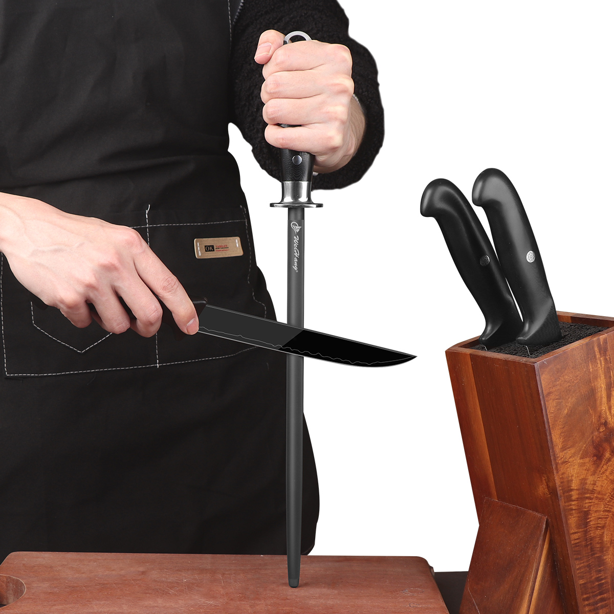 Varilla de Afilado de Titanio  - Commercial Kitchen Knife Sharpener reseña y precio