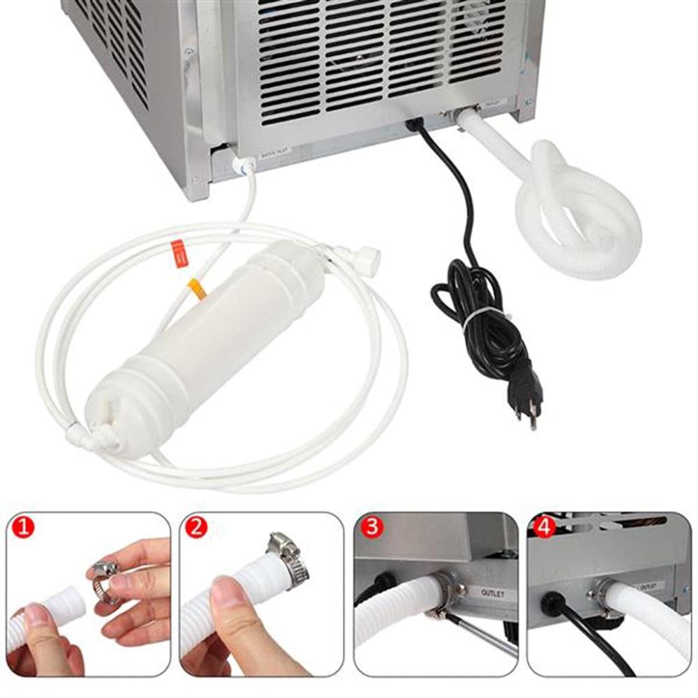 Máquina de Hielo Comercial de  - Commercial Ice Maker reseña y precio