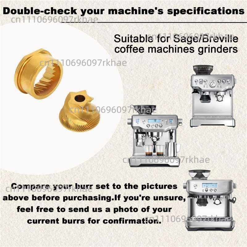 Repuesto de Muelas Cónicas par - Breville Espresso Bes870 reseña y precio