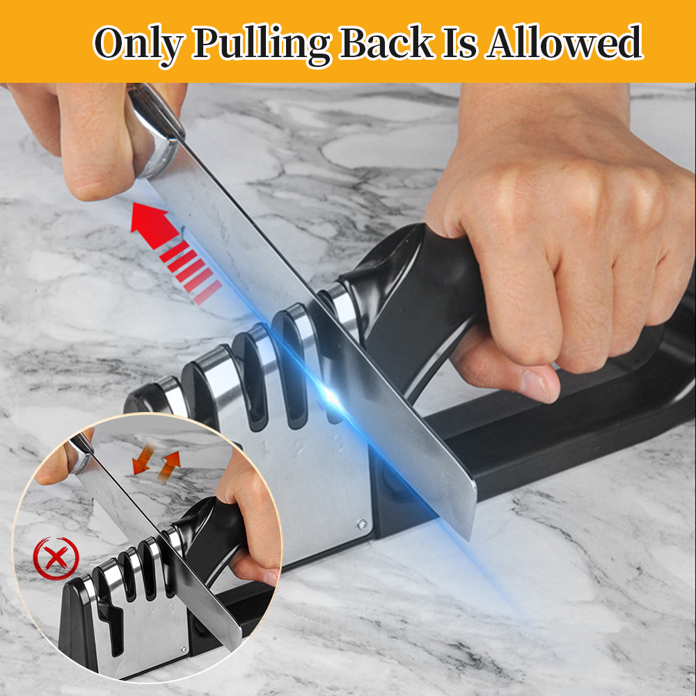 ¡Afilador de cuchillos de cerá - Commercial Kitchen Knife Sharpener reseña y precio