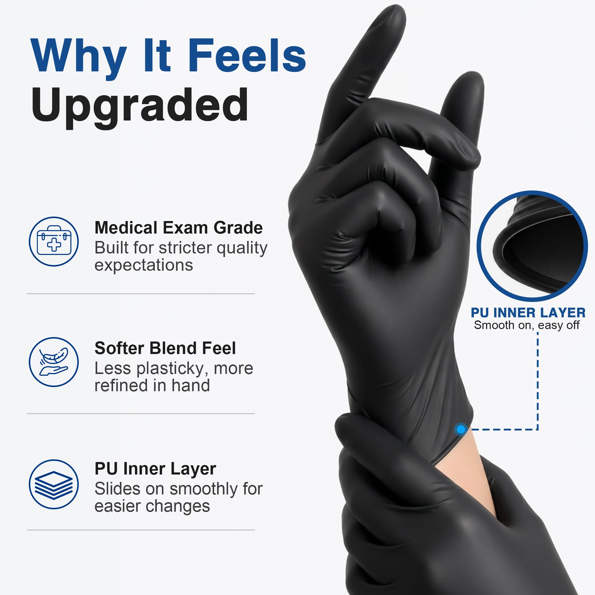 Guantes Desechables de Nitrilo - Commercial Kitchen Gloves reseña y precio